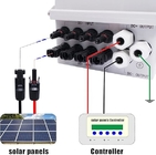 온그리드 / 오프그리드 태양 전지 패널 시스템에 대한 6 스트링 날씨 방지 유통 상자