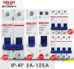 Delixi HDBE 소형 산업 차단기 1~63A 80~125A 1P 2P 3P 4P AC230/400V