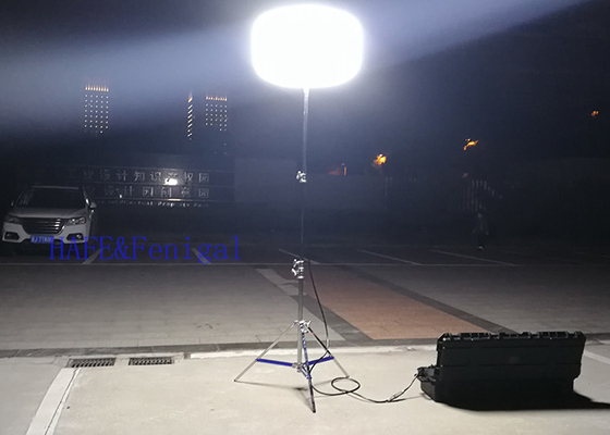 600W를 밝히는 태양 삼각대 풍선기구 글레어 무료 LED 가지고 다닐 수 있는 360 도