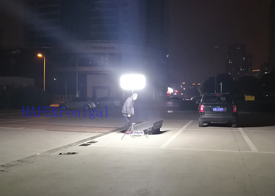 600W를 밝히는 태양 삼각대 풍선기구 글레어 무료 LED 가지고 다닐 수 있는 360 도
