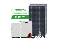 PV 패널 인버터와 리튬 배터리와 8KW 10KW 태양 에너지 시스템 하이브리드 완료