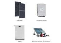 PV 패널 인버터와 리튬 배터리와 8KW 10KW 태양 에너지 시스템 하이브리드 완료