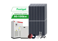 80KW 100KW 하이브리드 태양광 발전 시스템 60Hz 산업용 라이프포4 또는 리?? 배터리