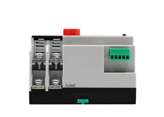 Din Rail 듀얼 파워 자동 전송 스위치 수동 자동 작동 그리드 / 발전기