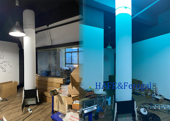 야외 야간 휴대용 펌플 라이트 타워 비상 시스템 HMI 1200W