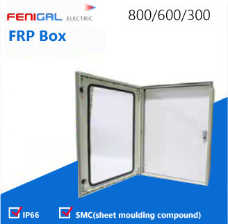 SMC 폴리에스터 FRP 상자 220/380V 전력 분배 상자 IP66 방수 전기 상자