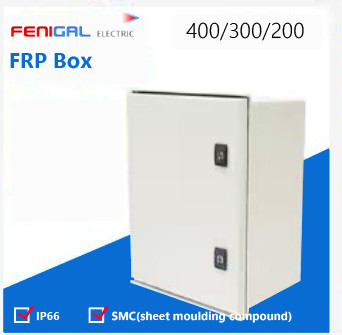 SMC 폴리에스터 FRP 상자 220/380V 전력 분배 상자 IP66 방수 전기 상자