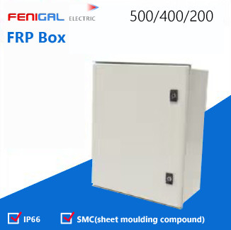 SMC 폴리에스터 FRP 상자 220/380V 전력 분배 상자 IP66 방수 전기 상자