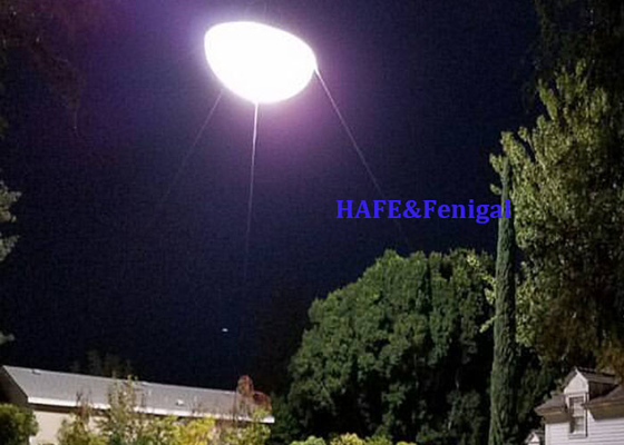 엘립스 3.6kw 헬륨 공기 가득 차 있는 디밍 할 수 있는 LED DMX CRMX 제어 필름 풍선 빛
