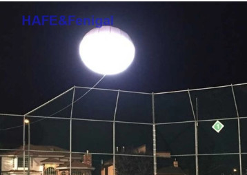 엘립스 1.8kw 헬륨 공기 가득 차 있는 디밍 할 수 있는 LED CRMX 제어 필름 영화 세트 풍선 빛