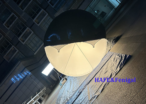 1.8kw 튜브 헬륨 공기로 가득 차있는 양색 LED DMX CRMX 제어 풍선 빛 필름
