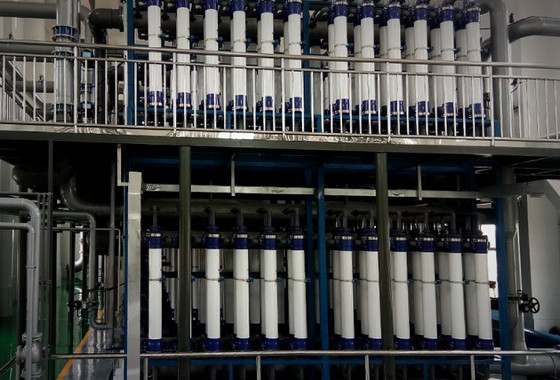 PVDF 고흐름 내부 압력 초필트레이션 막 모듈 UF3OA160L