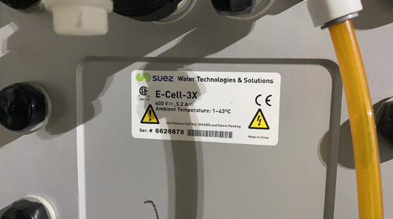 흐름 5.0 M3/H Veolia Suez EDI 모듈 E-Cell-3X Suez 초순수 공급용