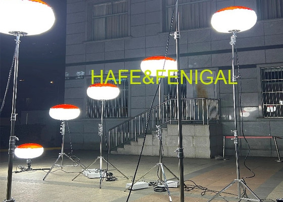HAFE 400W LED 풍선 조명, 작업 현장 안전 및 시야 확보
