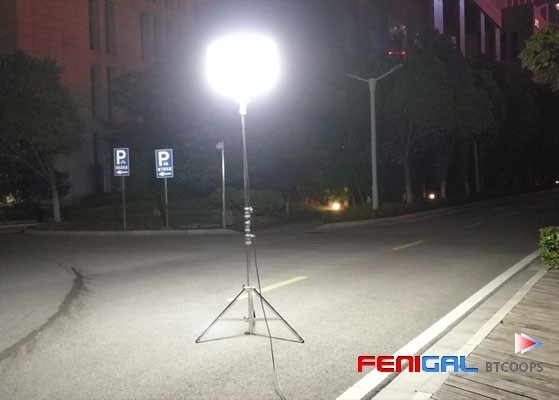 HAFE 400W LED 풍선 조명, 작업 현장 안전 및 시야 확보