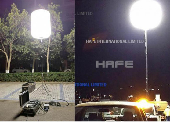 태양 1000W LED 풍선 빛 지진 구조를 위한 필수 삼각대 빛