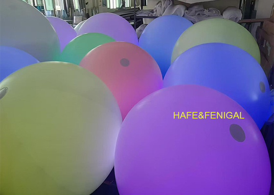 4피트 탭 투 체인지 컬러 LED RGB 인터랙티브 풍선 조명: 행사 및 군중 참여에 이상적