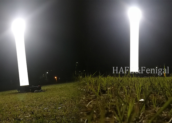 메르젠시 조명 부풀이 타워 시스템 HMI1000W 360도 반짝이 없는 야외 휴대용