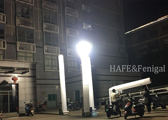 야외 전원 공급 장치 옵션 120V/50HZ HID 1000w 풍선 비상 조명 타워 배터리