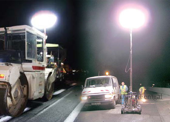 화재 비상 구조 야간 건설 640W LED 안전 풍선 빛 사용자 정의를 지원합니다