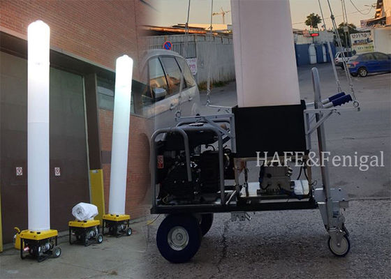 COLUMUS HMI1000W 펌플 가능한 비상 조명 타워 360° 반짝임 없는 야외 휴대용 솔루션