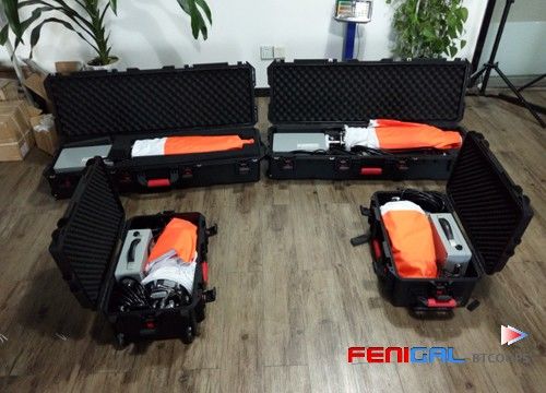 200W 반짝이 없는 삼각형 LED 풍선 산업 구조 조명 솔루션