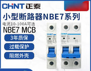 Chint NBE7의 NB7 소형 차단기 6~63A, 80~125A, 1P, 2P, 3P, 회로 보호 AC220, 230V의 240V 사용을 위한 4P