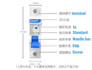 Chint NXB 소형 차단기 1~63A, 80~125A, 1P, 2P, 3P, 회로 보호 AC230/400V 사용을 위한 4P
