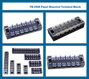 25A 12 극 터미널 블록 230V 400V 660V 고정 배리어 나사 플레이트 마운트