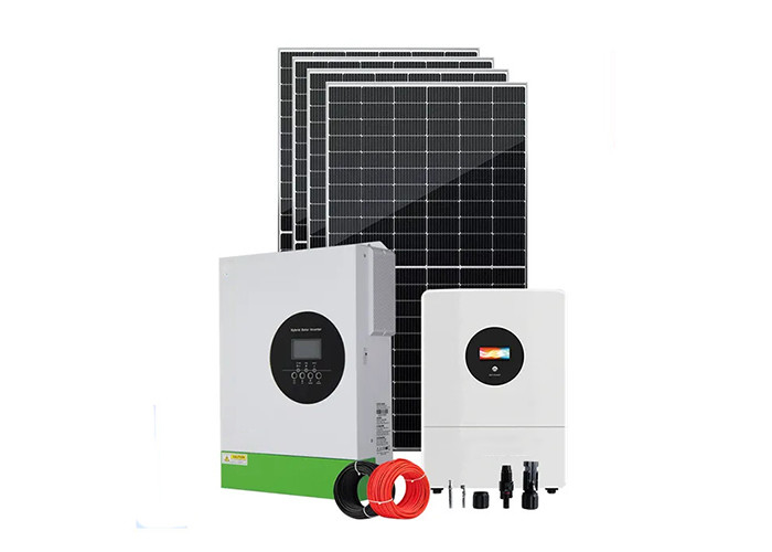 5.5kW 태양광 에너지 저장 시스템 전력 공급망 종료 완전 패키지 단 결정적 실리콘