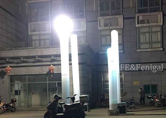 야외 전원 공급 장치 옵션 120V/50HZ HID 1000w 풍선 비상 조명 타워 배터리