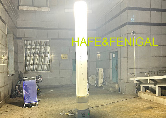 MH 1000W 메탈 할라이드 조명 5m 휴대용 공기 주입식 조명 타워 구조 조명용