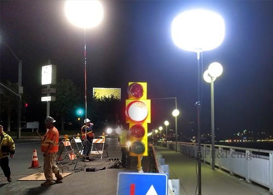 800W 디밍 가능한 LED 풍선 조명 타워, 야간 구조 맞춤형, 건설 안전