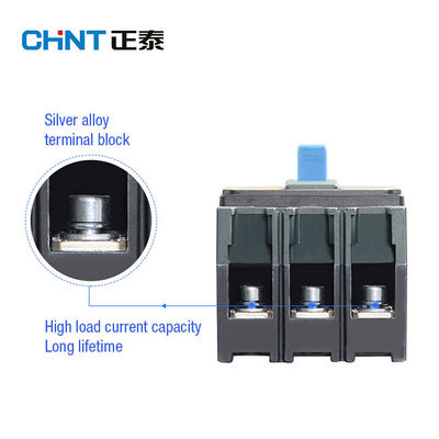 Chint NXM는 50kA까지 케이스 차단기 3 폴란드 4 폴란드 NXM-63 125S 250S 400S 630S 380V 415V Icu를 주조했습니다