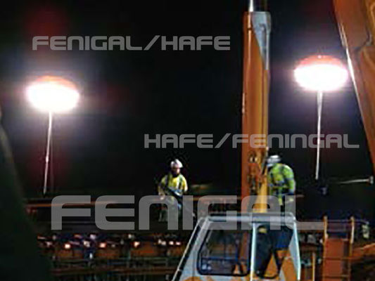 공사장에 있는 안전 조명을 위한 3각 조명 풍선기구 LED400w