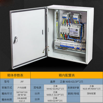 SPHC 전기적인 배전용 패널 60A 220V 교류 배전 박스